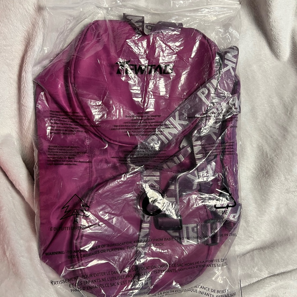 Purple PINK bookbag